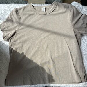 Lululemon Athletica Tan Short Sleeve Tee